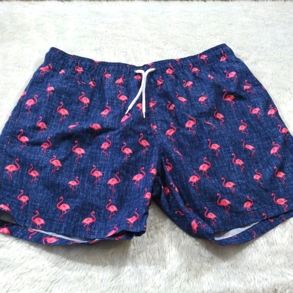 Flamingo Trunks Men's Swim Shorts